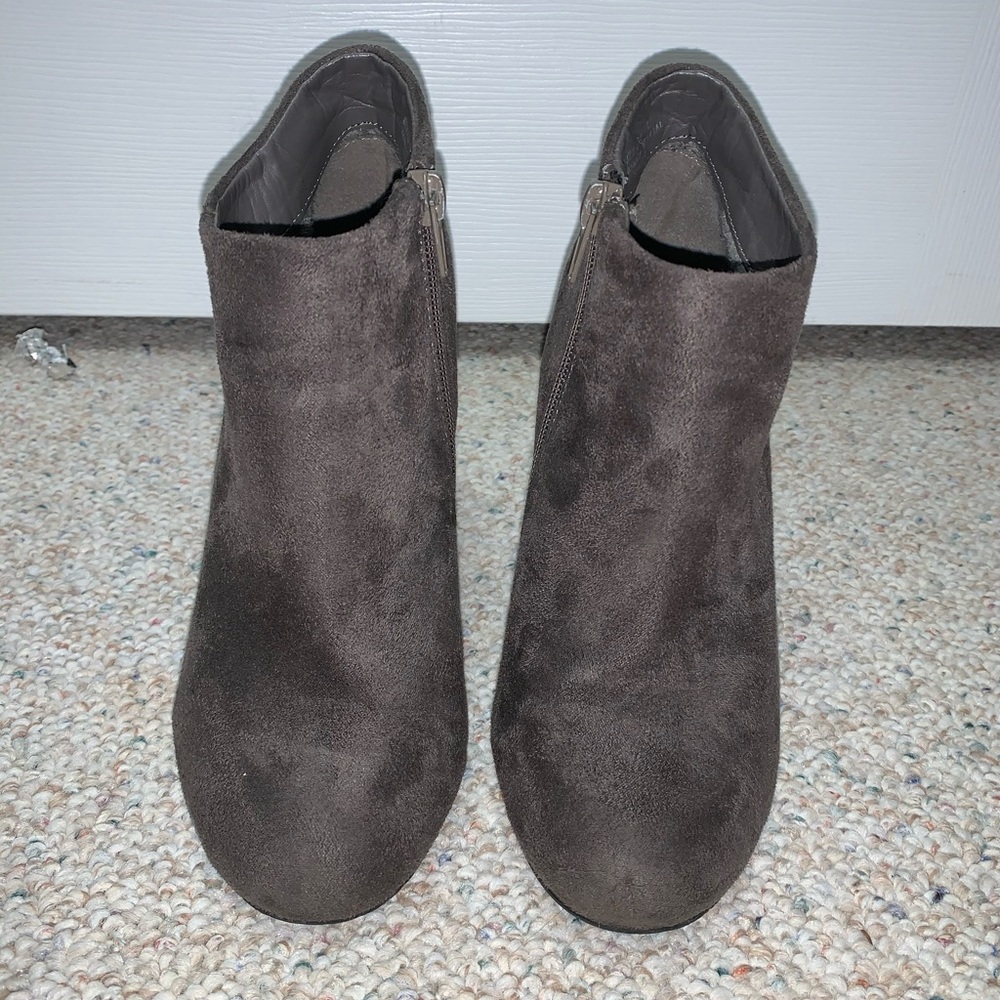 Charcoal Grey Booties